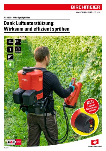 Luftunterstützte Sprühtechnik
