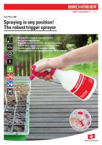 Spraying in any position! The robust trigger sprayer - 1