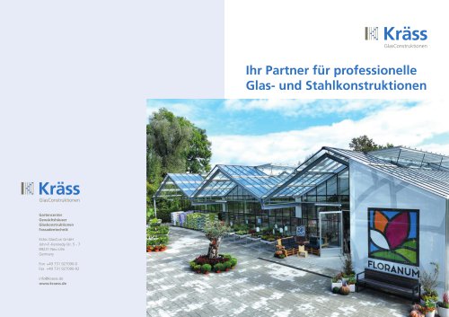 Brosch&uuml;re Kr&auml;ss GlasCon