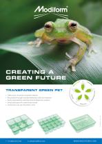 TRANSPARENT GREEN PET - 1