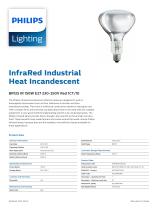 BR125 IR 150W E27 230-250V Red 1CT/10-1