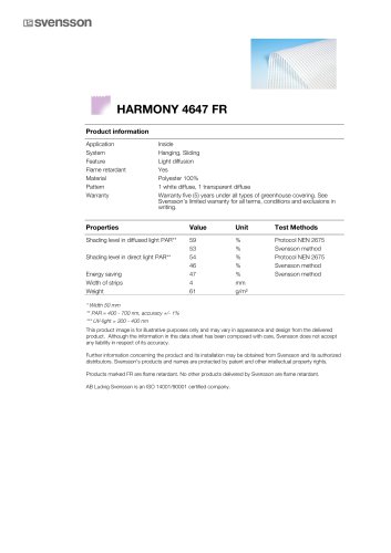 HARMONY 4647 FR