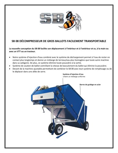 SB 08 D&eacute;froisseur de gros ballots
