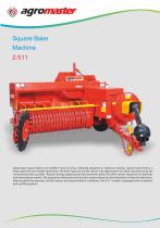 Square Baler Z-511 - 2