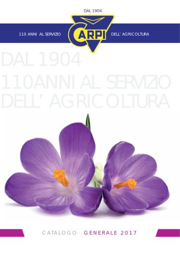 CATALOGO GENERALE