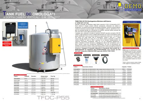 TANK FUEL DC P55