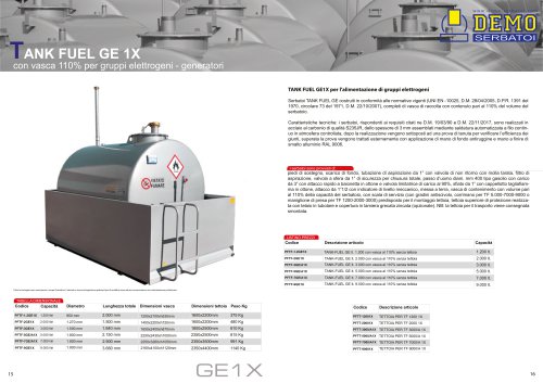 TANK FUEL GE1X