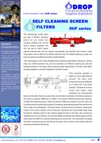 Series SUF-SUFV - Self-cleaning screen filters - 1