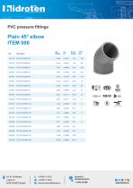 Plain 45° elbow ITEM 006-1