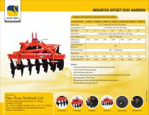 MOUNTED OFFSET DISC HARROW - 1