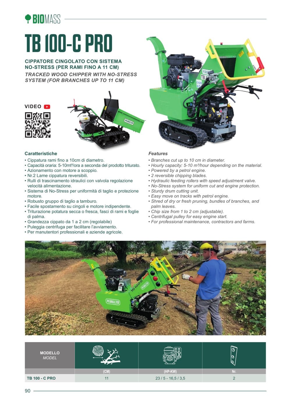 TB 100 - HYDRO - PERUZZO Srl