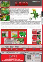 Banc de scie pour tracteur connecté à la prise de force S-R100 - Rosselli Snc-2