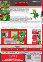 Banco de sierra para tractor conectado a la toma de fuerza S-R100 - Rosselli Snc-2