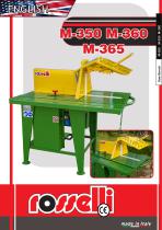 Circular saw with electric motor and sliding table M-350 M-360 M-365 - Rosselli Snc