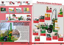 Delta MSC - Fendeuse de bûches tractable professionnelle avec moteur à combustion-2