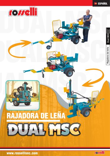 Dual MSC - Fendeuse de b&ucirc;ches avec moteur thermique