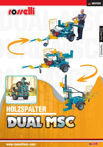 Dual MSC - Holzspalter mit Benzinmotor