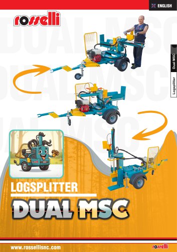 Dual MSC - Logsplitter with engine