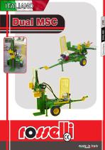 Dual MSC - Spaccalegna doppia versione motore scoppio - Rosselli Snc
