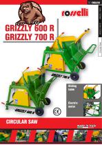 Grizzly 600 R - Grizzly 700 R - Circular saw for tractor - Rosselli Snc