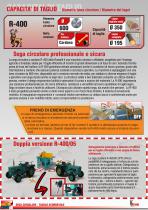 R-400 Banco sega a PTO per trattore - Tavolo scorrevole-2