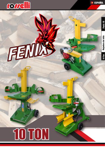 Rajadora de leña - Fenix 10 TON