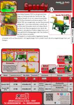 Roll-Tischkreissäge für Traktor / PTO mit 700 Blatt - Speedy 700 R - Rosselli-2