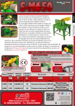 Scie circulaire électrique pour le bois de chauffage S-M650 S-M655 - Rosselli Snc-2