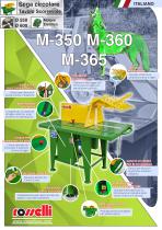 Sega legna a motore elettrico M-350 M-360 M-365 - Rosselli Snc