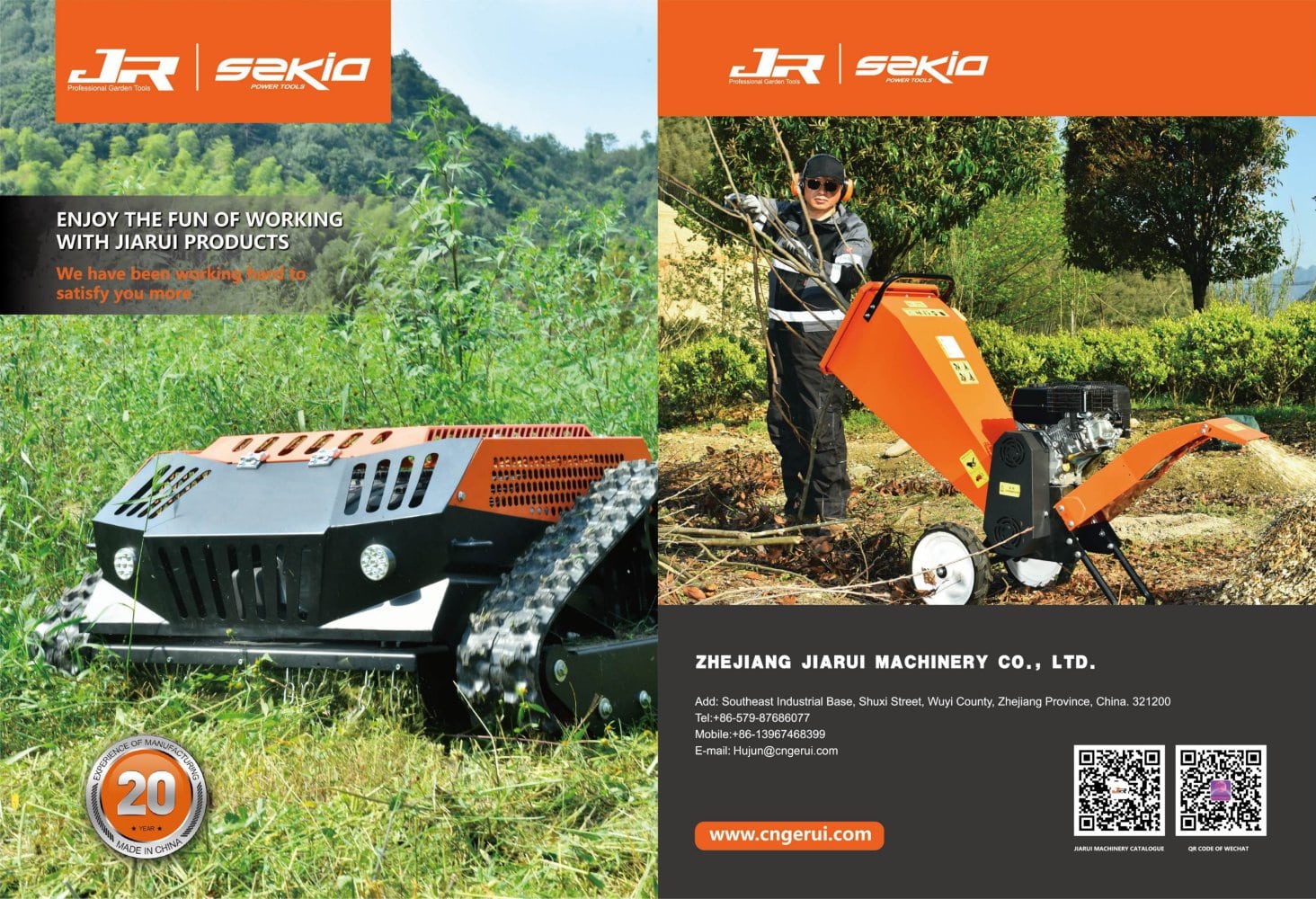 ZHEJIANG JIARUI - ZHEJIANG JIARUI MACHINERY CO. LTD