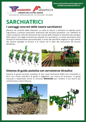 SARCHIATRICE DI PRECISIONE