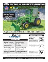 CURTIS CAB FOR JOHN DEERE 3E SERIES TRACTORS - 1