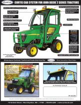 CURTIS CAB SYSTEM FOR JOHN DEERE 2 SERIES TRACTORS - 2