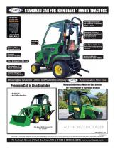 STANDARD CAB FOR JOHN DEERE 1 FAMILY TRACTORS - 2