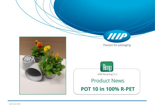 PRODUCT NEWS POT10 IN 100% R-PET