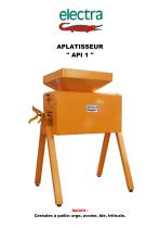 APLATISSEUR " API 1 "