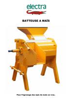 BATTEUSE A MAÏS - 1