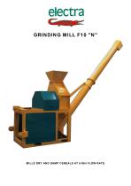 GRINDING MILL F10 "N" - 1