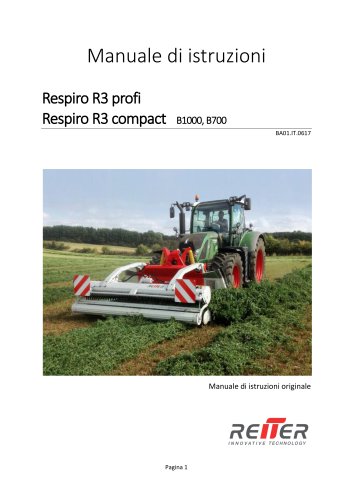 R3 Manuale di instruzioni