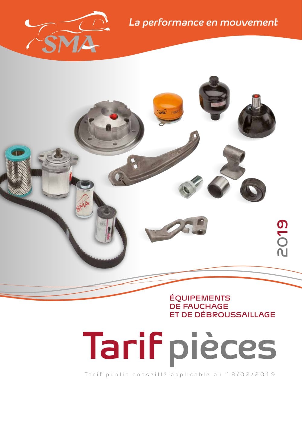 Tarif pi&egrave;ces - SMA