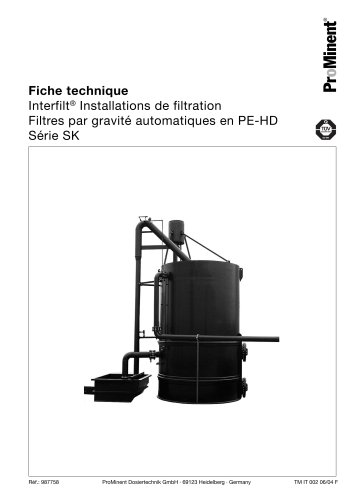 Interfilt® Installations de filtration