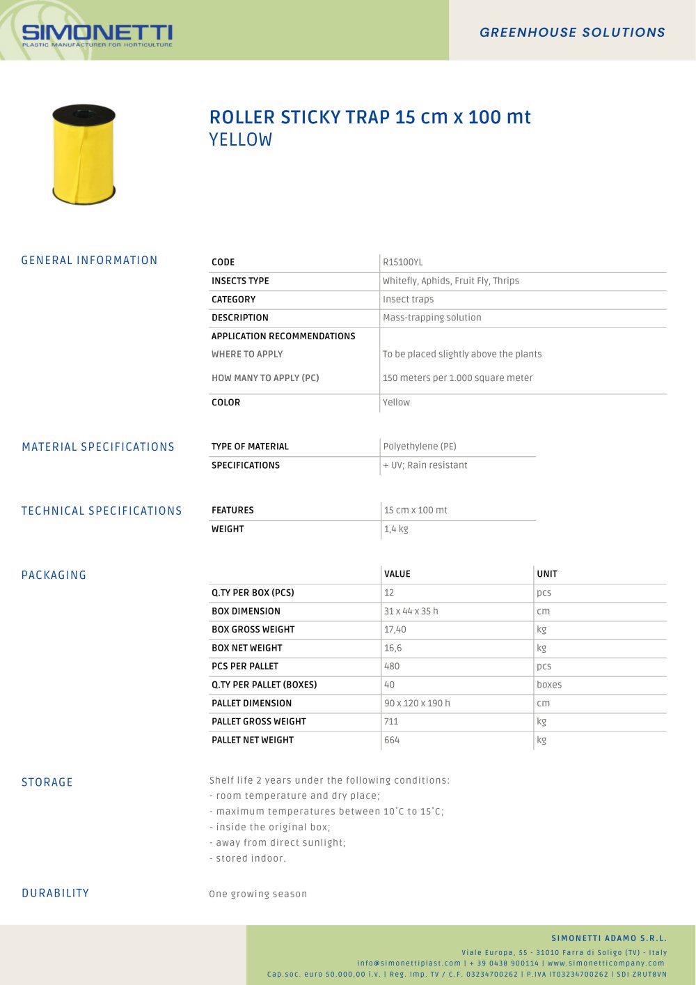 R15100YL - Simonetti Adamo S.R.L.