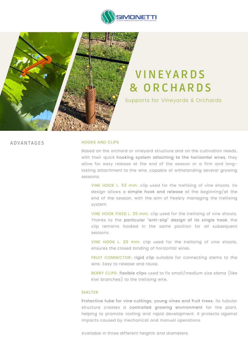 Vineyards & Orchards - Simonetti Adamo S.R.L.