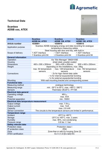 Scanboxes ADSB 64/128/192 ATEX