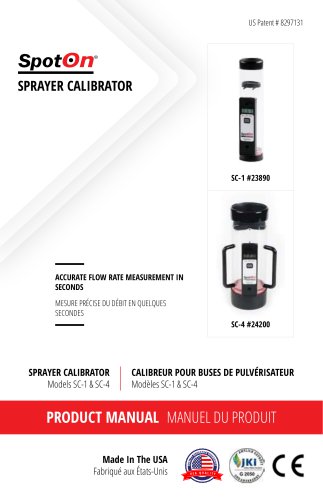 2017 SPRAYER CALIBRATOR