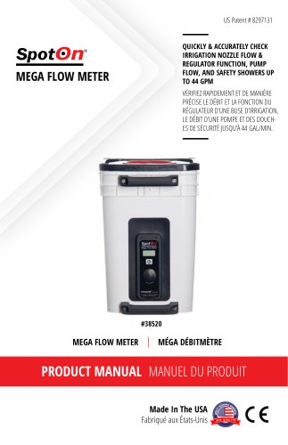 PRODUCT MANUAL MEGA FLOW METER