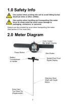 PRODUCT MANUAL: SPOTON® SOIL COMPACTION METER - 3