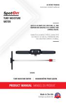 PRODUCT MANUAL: SPOTON® TURF MOISTURE METER