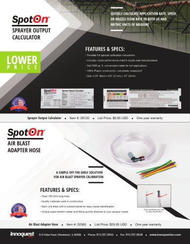 SPOTON® AIR BLAST ADAPTER HOSE