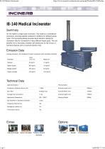 I8-140 Medical Incinerator - 1